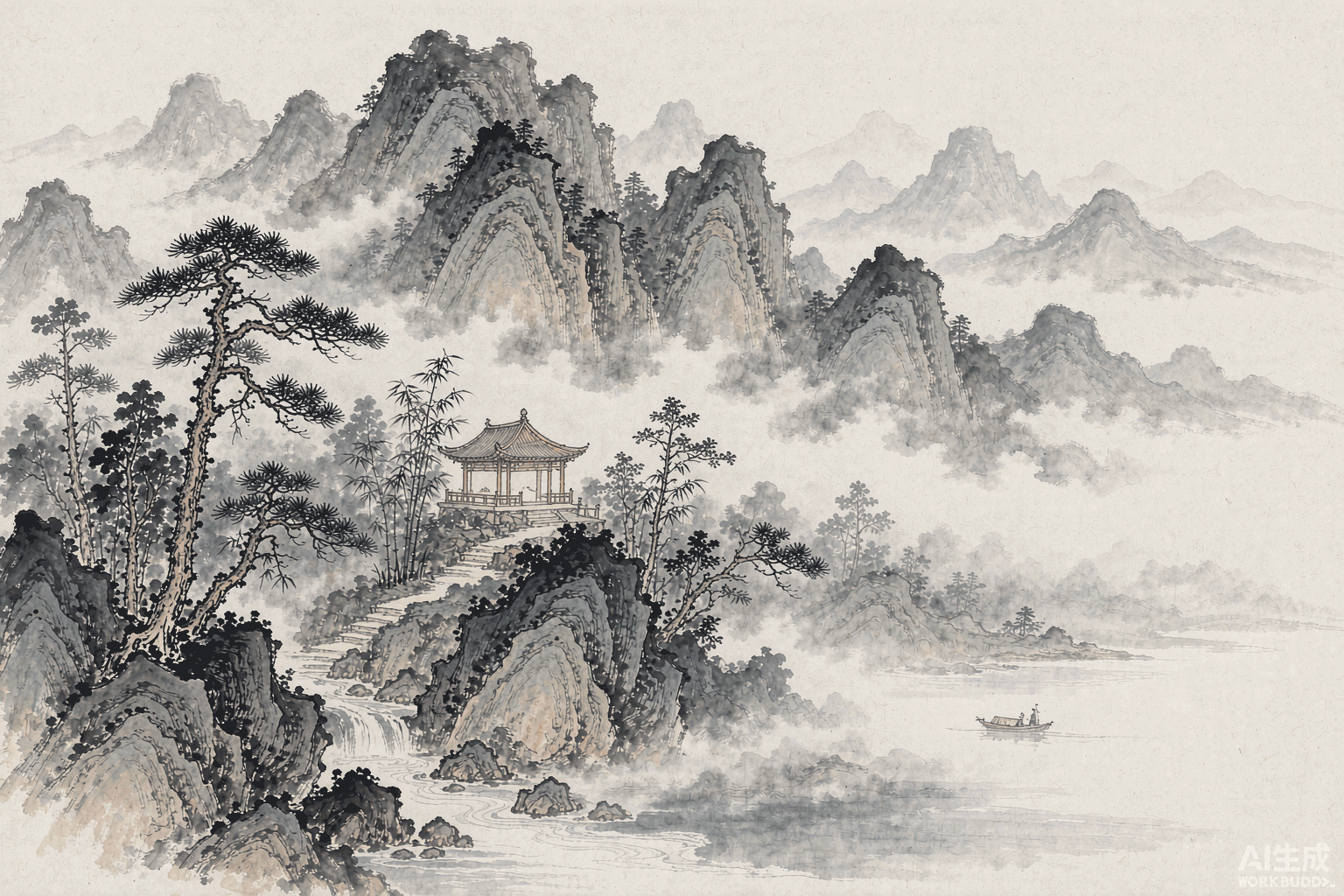 水墨山水